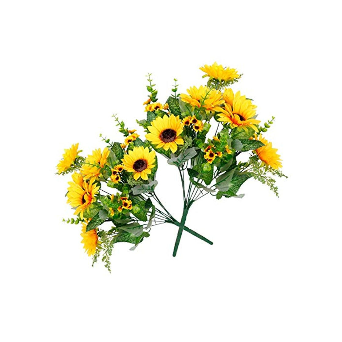 Social Tifuly Girasoles de Seda Artificial, Girasol Falso Realista para el hogar Hotel