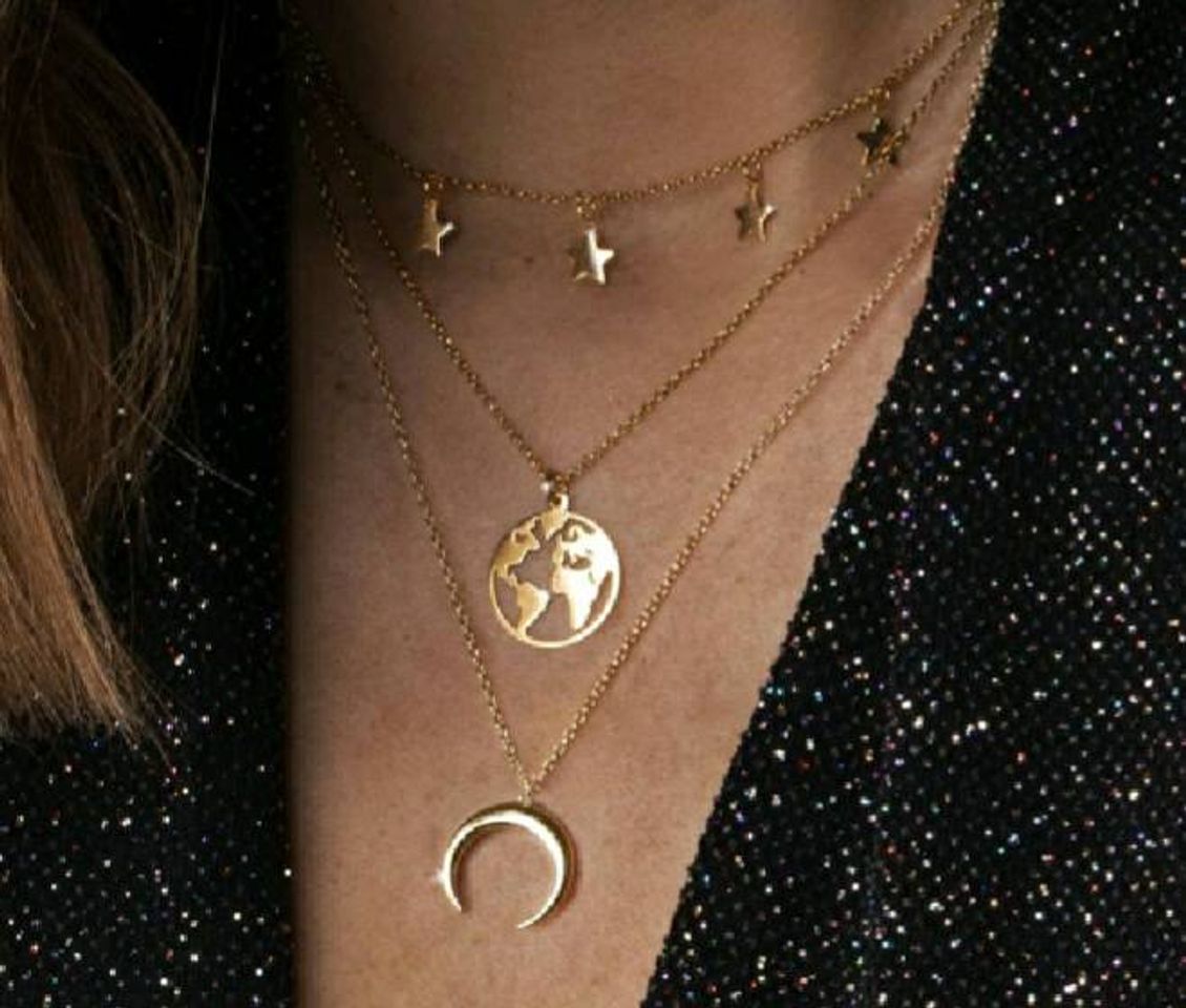 Moda Vintage Star Map Moon For Women 