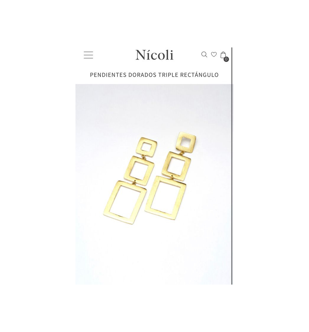 Fashion Pendientes nicoli