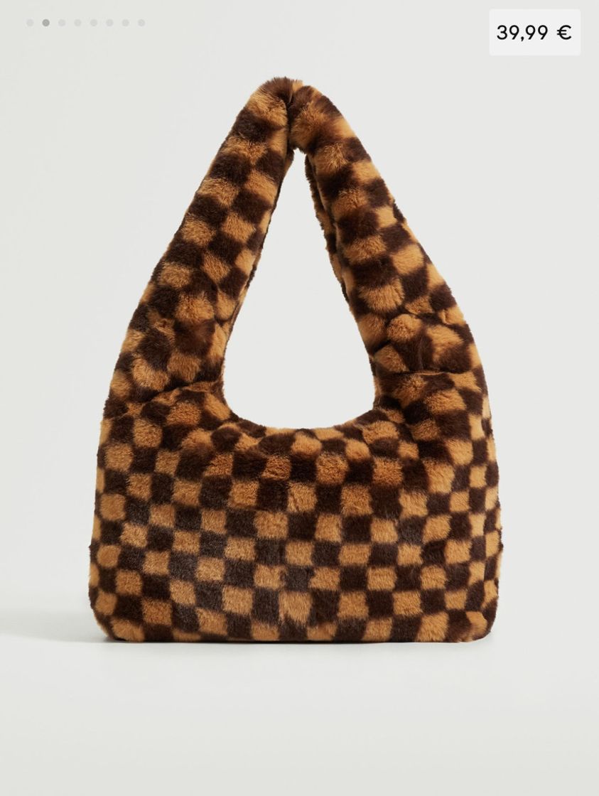 Social Bolso pelo cuadros - Mujer