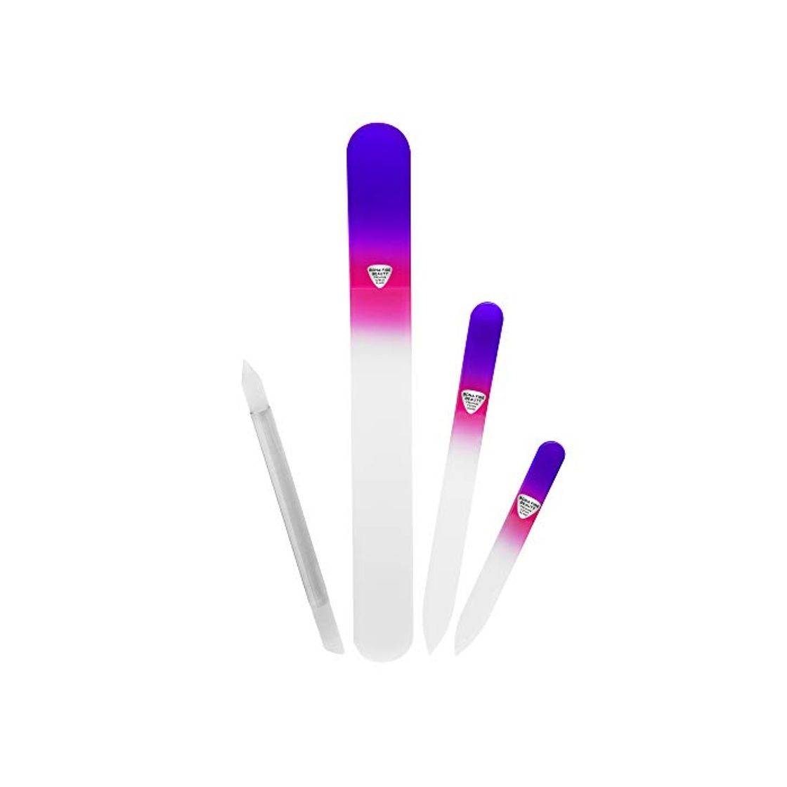 Products Nail Files 3 Piece Glass Nail Files, Large Pedicure File, Medium Nail