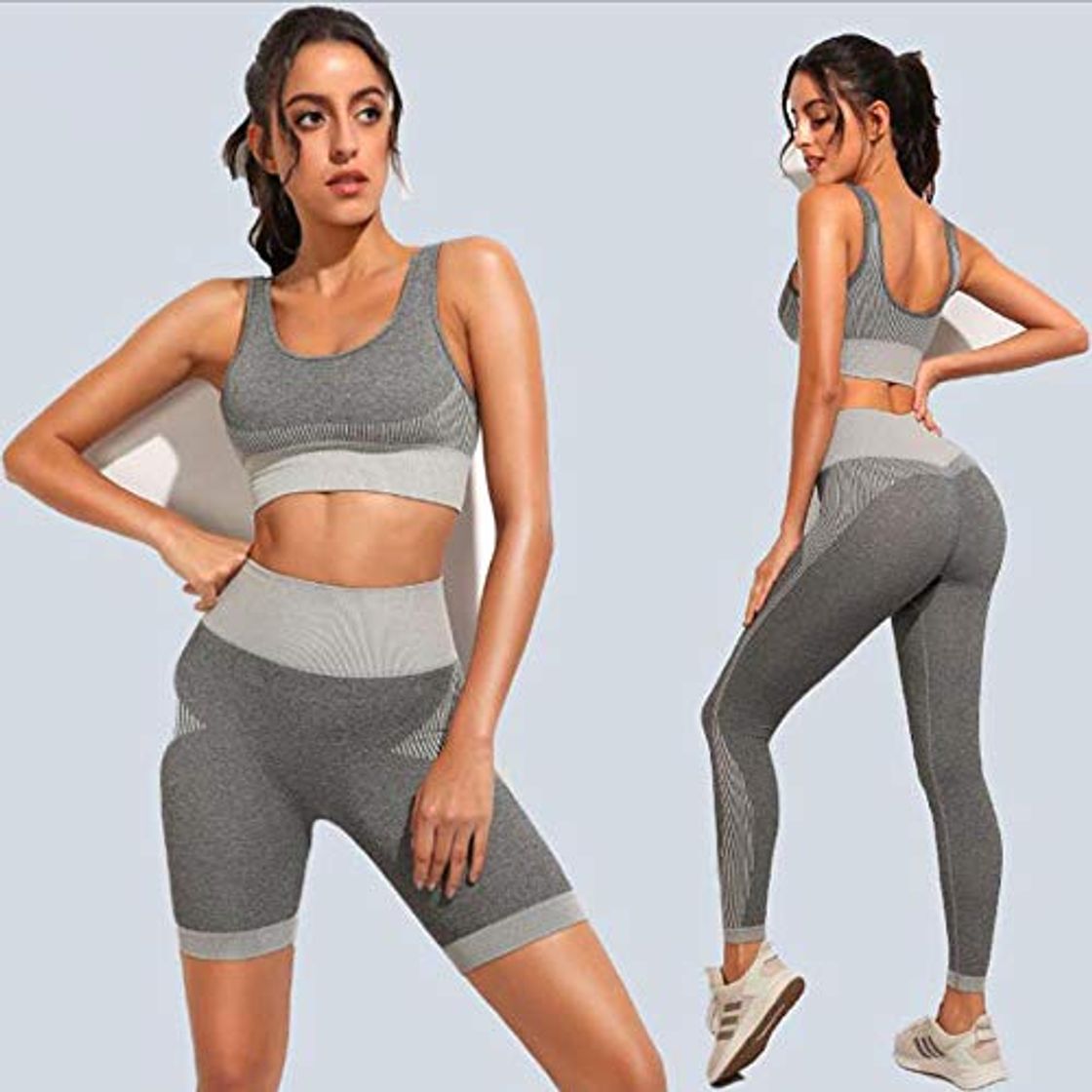 Productos chuanglanja Suave Transpirable Cómodo Mujer Gym Sports Suits Women s Seamless Sports