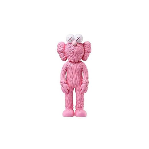 ZHAOHUIYING Carácter KAWS Sesame Street Fashion Model Collection Decoración 30 Cm Pink