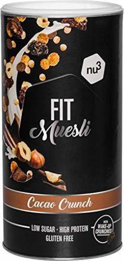 nu3 Fit Protein Muesli - Avena con proteína sabor Cacao Crunch -