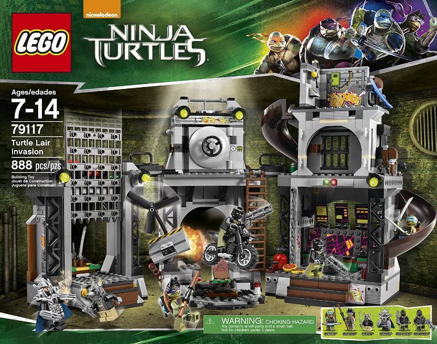 Productos LEGO Ninja Turtles 79117 Turtle Lair Invasion Building Set

