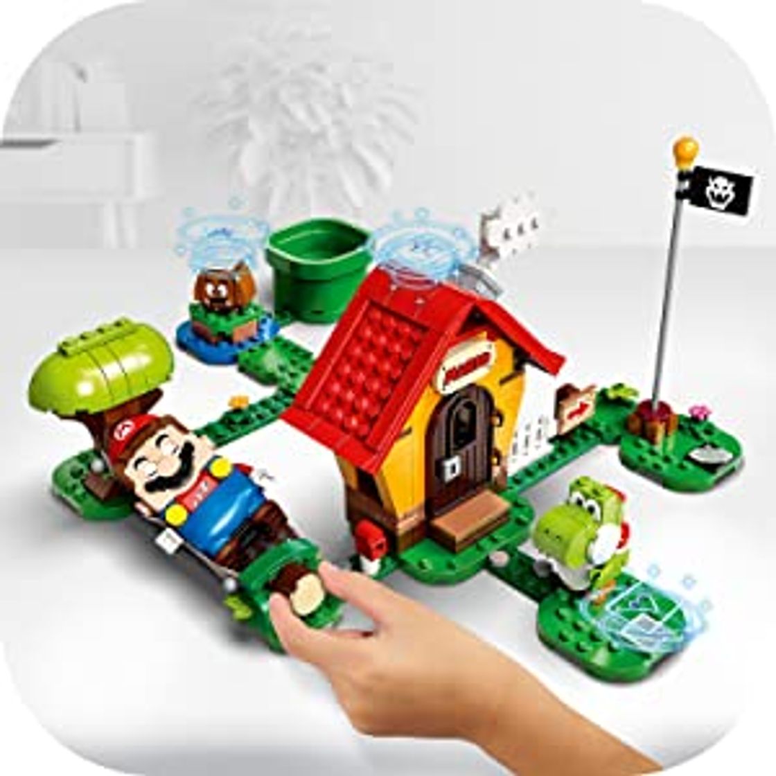 Productos LEGO Super Mario Set de Expansión: Casa y Yoshi, Juguete de Construcción