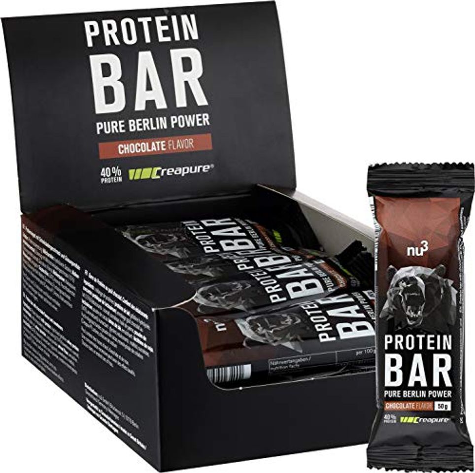 Social nu3 Barrita de Proteínas - 12 x 50g – Barras con proteína