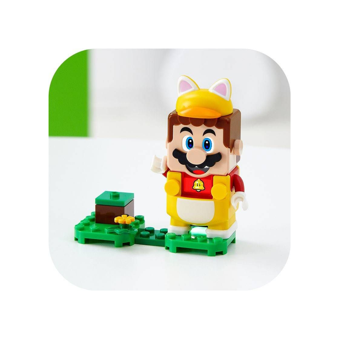 Productos LEGO Super Mario Felino Pack Potenciador, Set de Expansión, Disfraz para Juguete