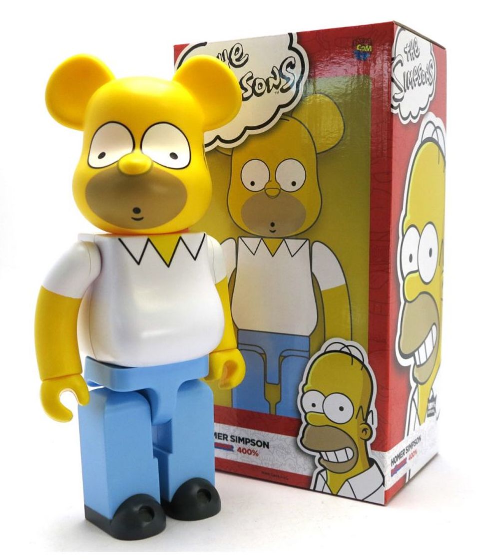 Producto 400% Bearbrick Homer