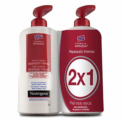 Social Neutrogena Loción Corporal Reparación Intensa - Pack de 2 x 750 ml