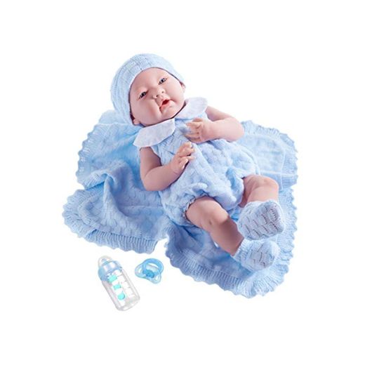 JC TOYS-La Newborn Muñeco bebé, Color Azul