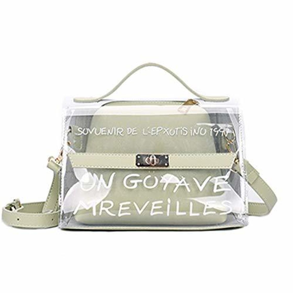 Social Bolso De Las Mujeres Jelly Pequeño Bolso De Mano Green 24cm 10cm