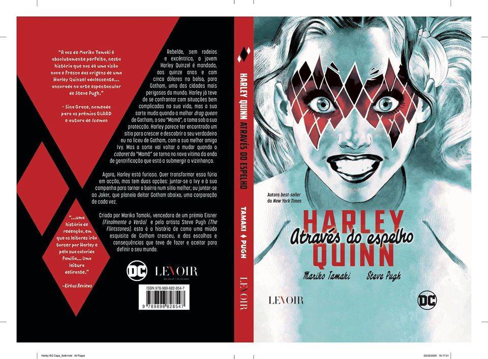 Libro Harley Quinn Através do espelho