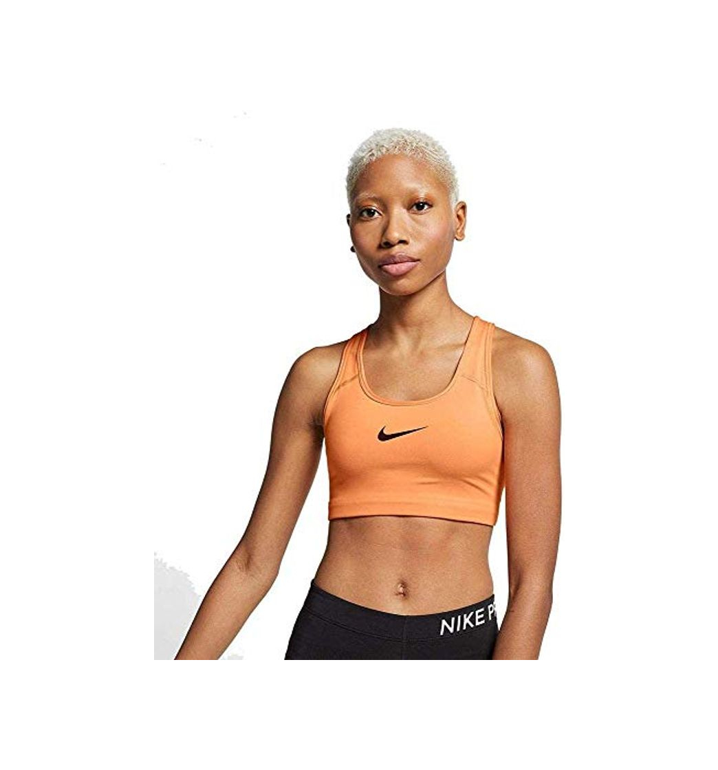 Fashion NIKE Swoosh Bra Top, Mujer, Fuel Orange