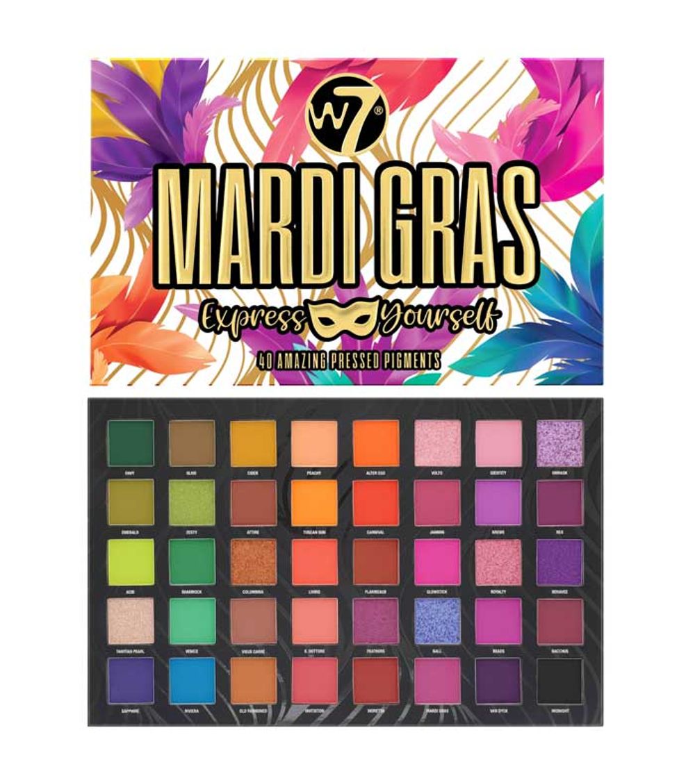 Beauty Paleta Mardi Gras W7