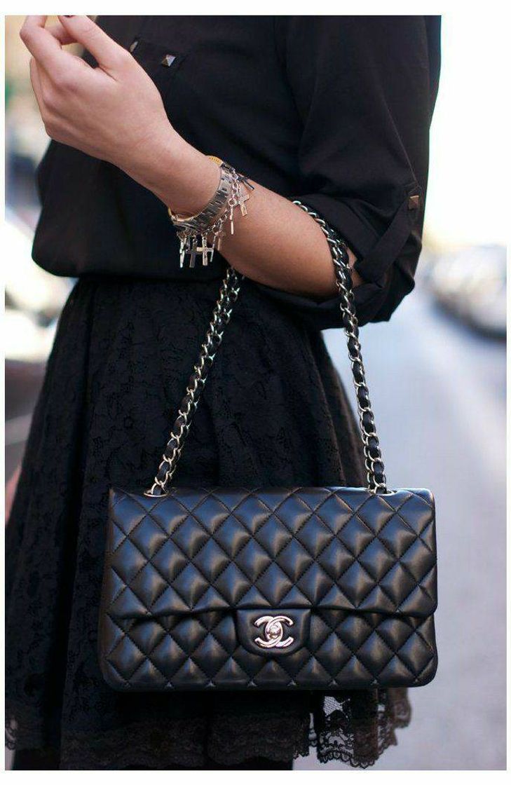 Fashion BOLSA CHANEL PRETA 