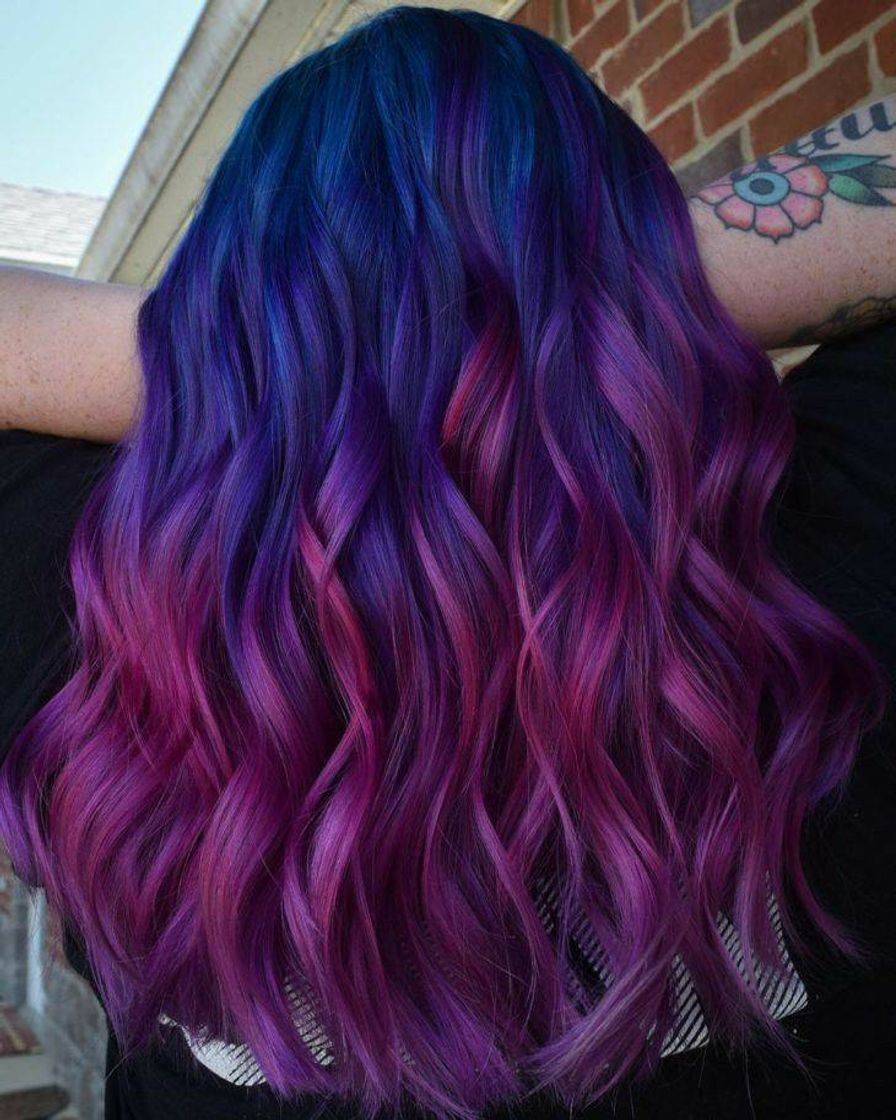 Moda cabelo roxo💜