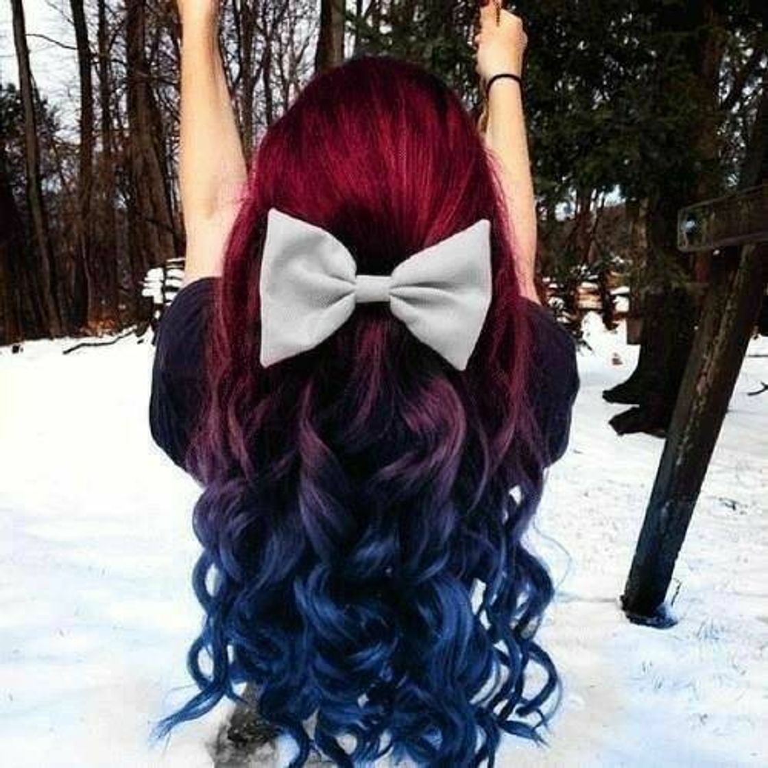 Fashion cabelo 💜💙