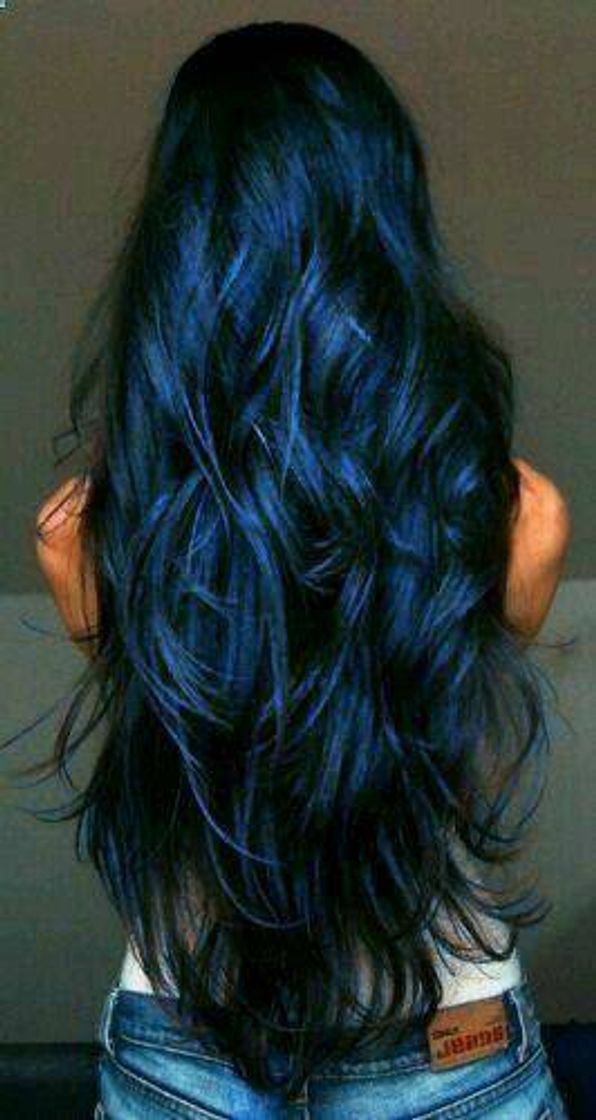 Fashion cabelo azul💙