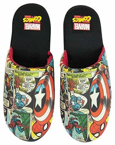Marvel Avengers Comic Men's Slippers