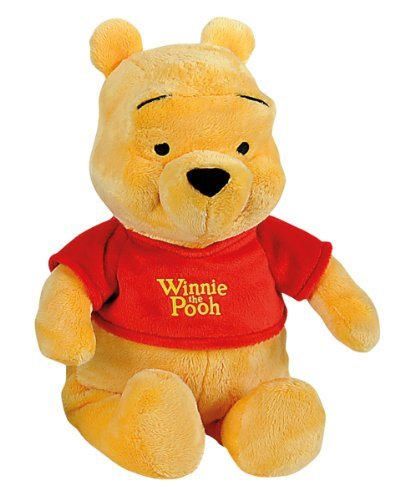 Smoby-6315872673 Winnie The Pooh Peluche 35cm, Color Rojo, Amarillo