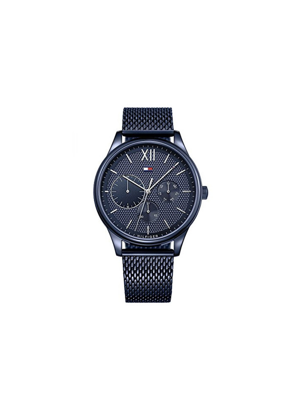 Moda Tommy Hilfiger Reloj Multiesfera para Hombre de Cuarzo con Correa en Acero