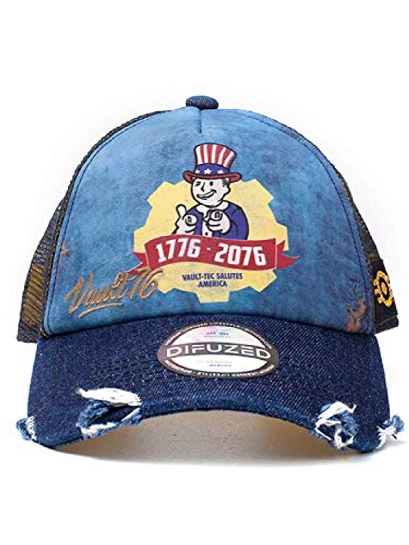 Products Fallout Vault 76 Vintage Trucker Cap Gorra de béisbol