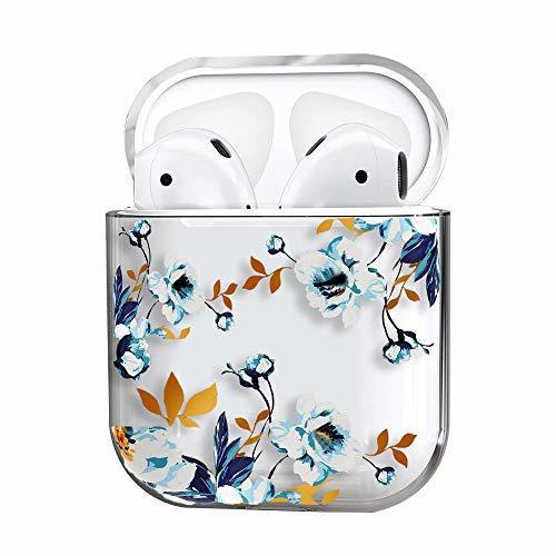 Social Funda Compatible para Airpods 1 & 2 Estuche Rígido PC Lindo de