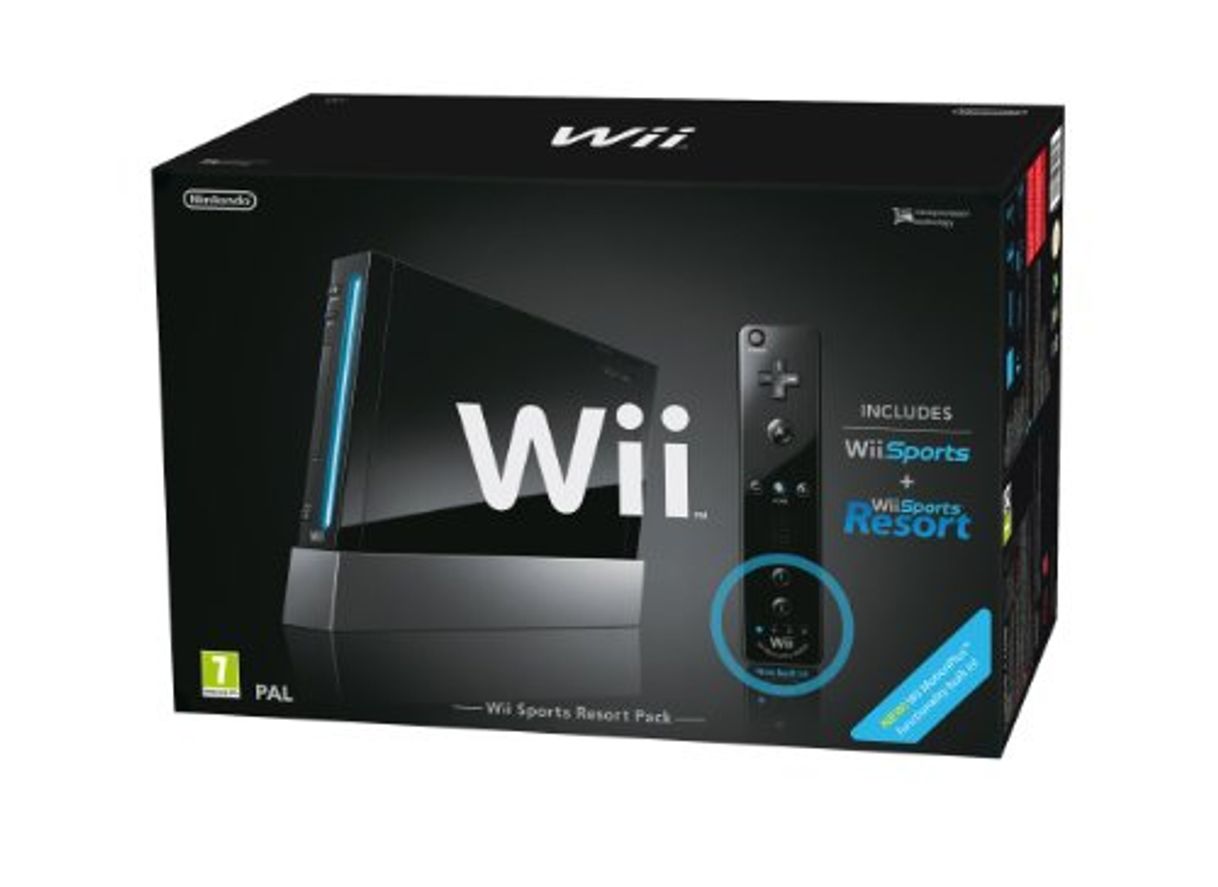 Electrónica Nintendo Wii (Black) with Wii Sports