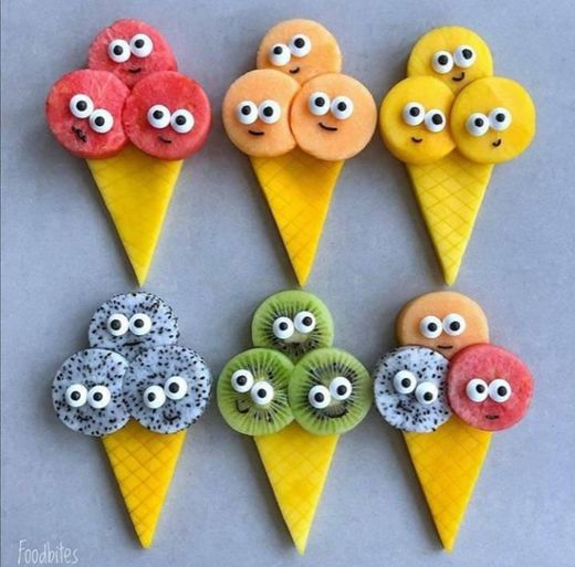 Ice cream fruit 