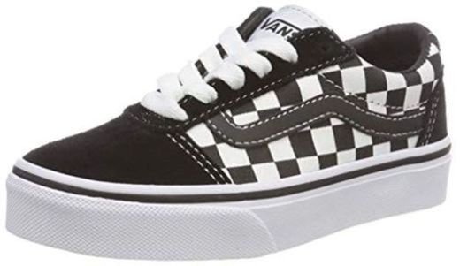 Vans Ward Suede/Canvas, Zapatillas Unisex niños, Negro