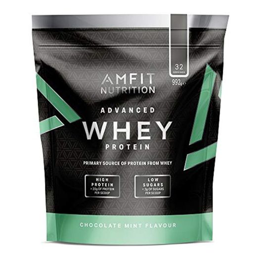 Marca Amazon - Amfit Nutrition Proteína Whey de suero de leche sabor