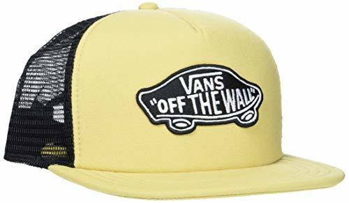 Social Vans_Apparel Classic Patch Trucker Gorra de béisbol, Amarillo