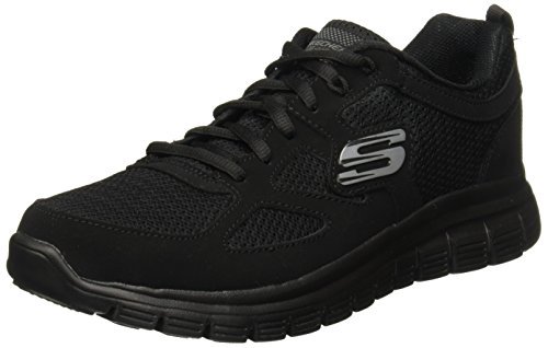 Moda Skechers Burns 52635-bbk, Zapatillas para Hombre, Negro