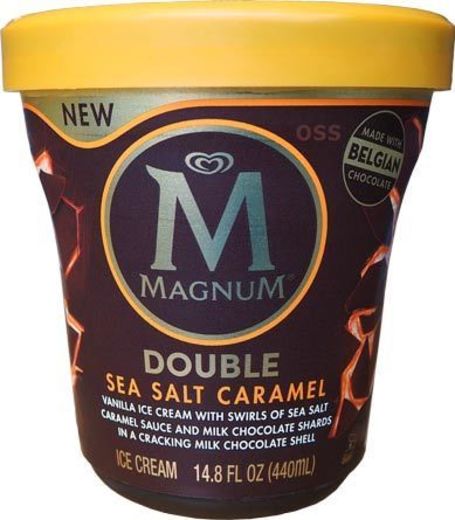 Magnum double sea salt caramel tub