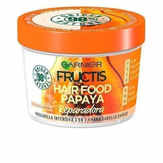 Garnier Fructis Hair Food Acondicionador de Papaya Reparadora para Pelo Dañado