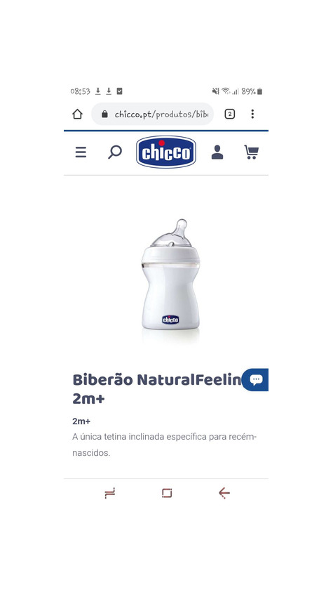 Product Biberão NaturalFeeling 2m+