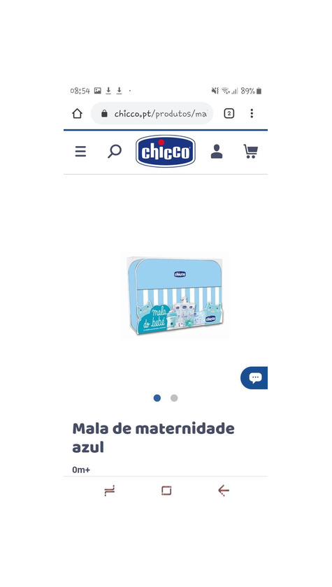 Product Mala de maternidade azul