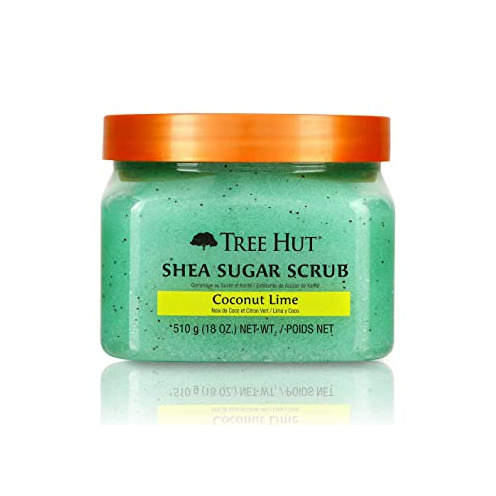 Social Tree Hut Sugar Body Scrub 18oz Coconut Lime Shea by Tree Hut