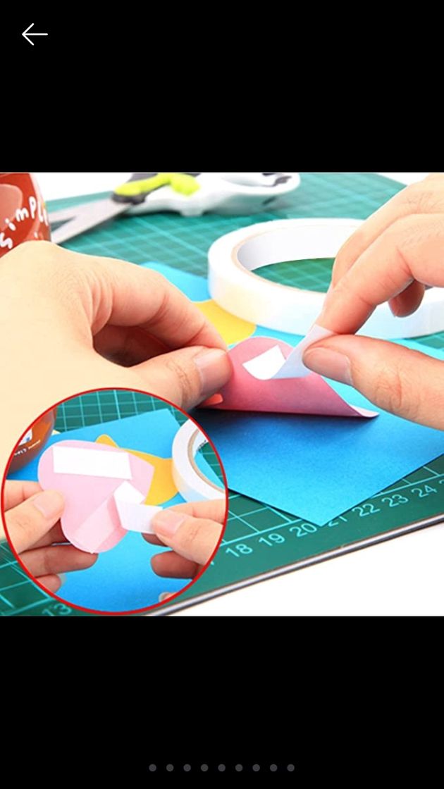 Social Cinta doble cara para papel