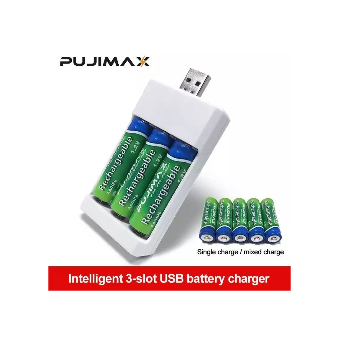 Social Cargador de pilas por USB