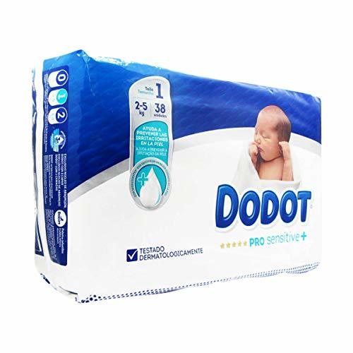 Product DODOT PRO SENSITIVE TALLA 1 2-5KG 38U