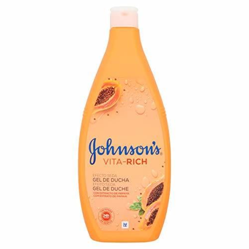 Johnson's - Gel de ducha Vita-Rich efecto seda con extracto de Papaya