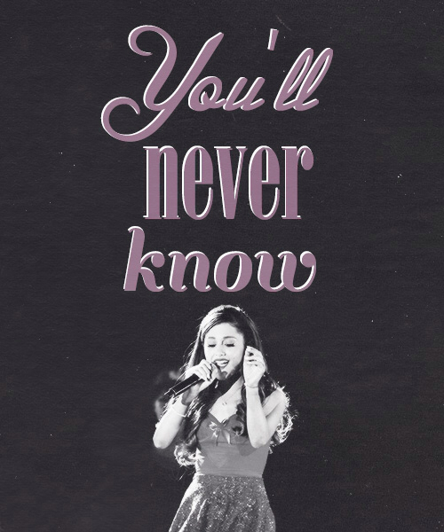 Canciones Ariana Grande - you'll never know