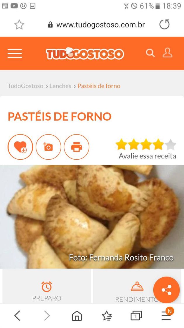 Fashion Pastel de forno