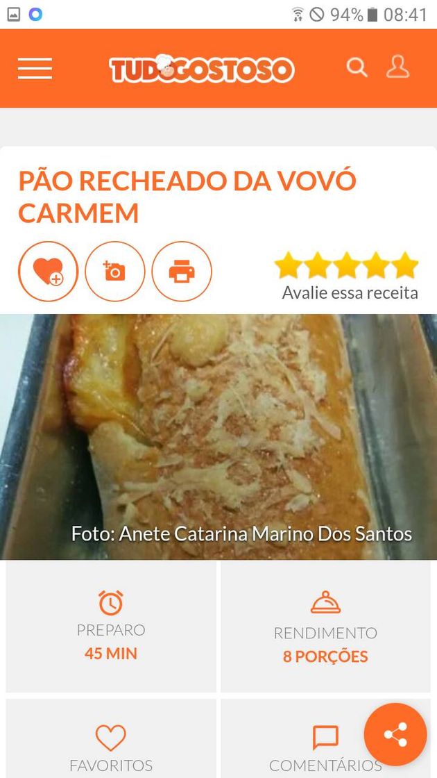 Moda Pão recheado