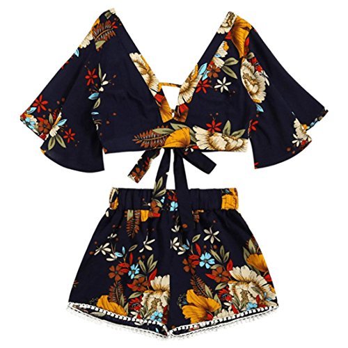 Social Amlaiworld_Vestidos largos Bikini Cubrir Mujer sexyTops de Verano de impresión botánica de