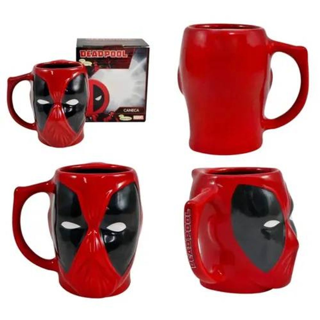 Moda Caneca 3D Deadpool