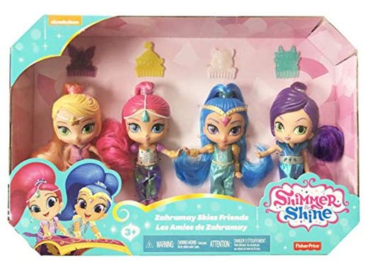 Fisher-Price Shimmer y Shine 4 Muñecas con Shimmer
