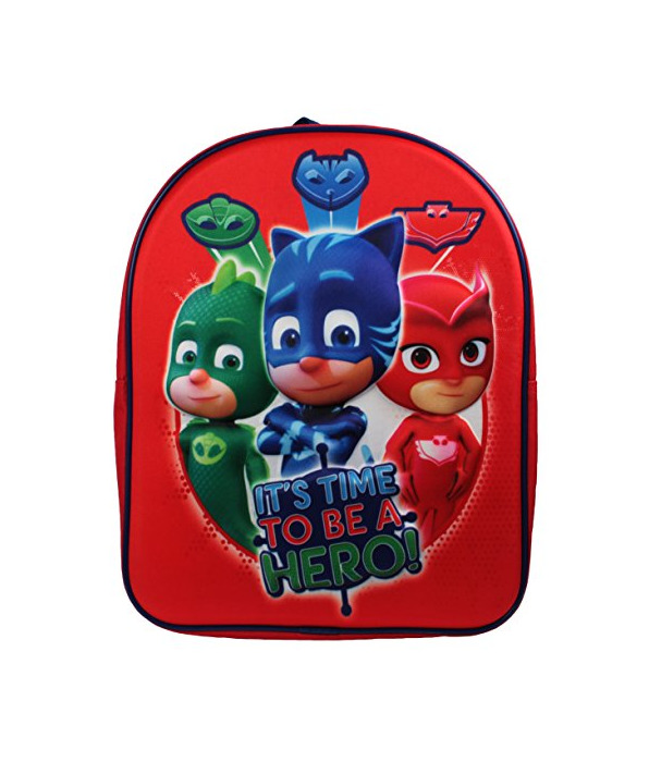 Product P J Masks Backpack Mochila Infantil, 32 cm, 83 Liters, Rojo